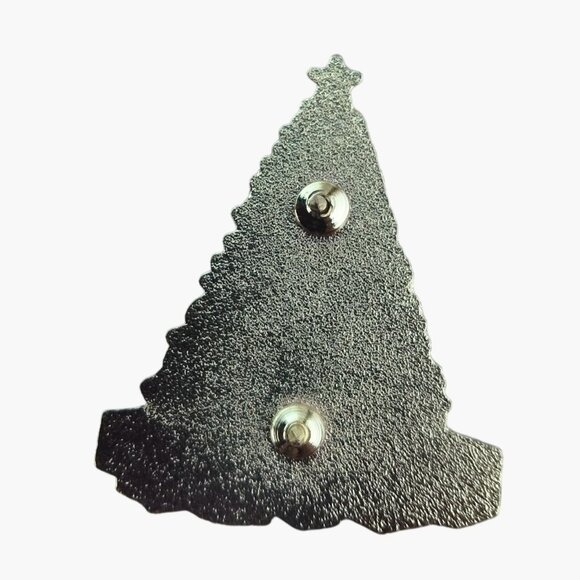 Christmas Tree Enamel Pin Lapel Badge Holiday Jewelry Pinback - Picture 5 of 7